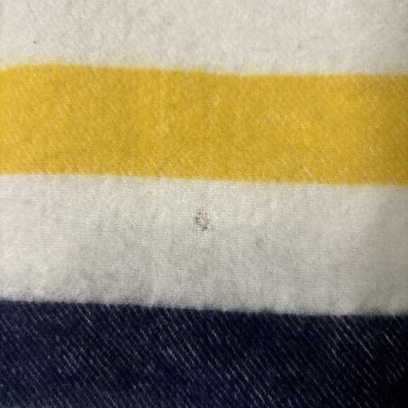 Hudsons Bay HBC Stripes Scarf - Johnstons of Elgin 100% Wool Ivory - Picture 4 of 8